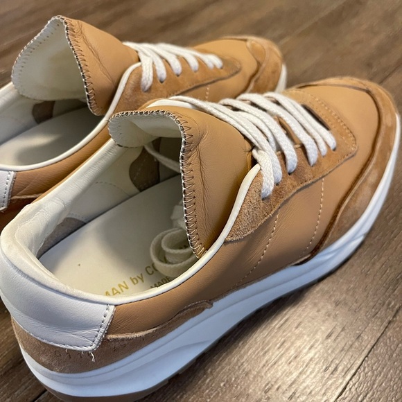 Common Projects | Tan Track 80 Leather Designer Sneaker Women’s 39 US 8.5 - Picture 7 of 12